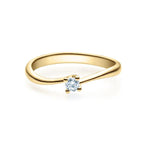 [RU-1500] Verlobungsring Weißgold 585