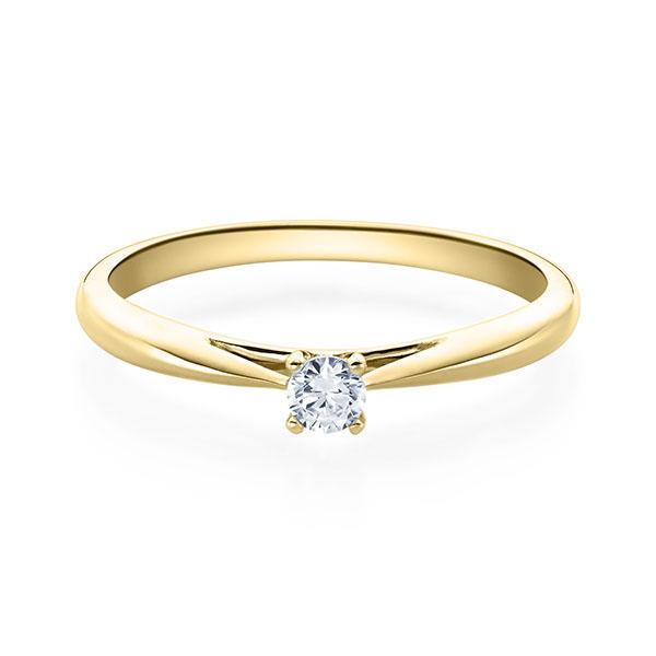 [RU-1570] Verlobungsring Weißgold 585