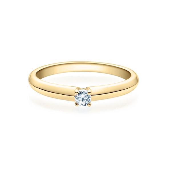 [RU-1507] Verlobungsring Weißgold 585