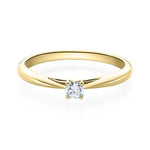 [RU-1570] Verlobungsring Weißgold 585