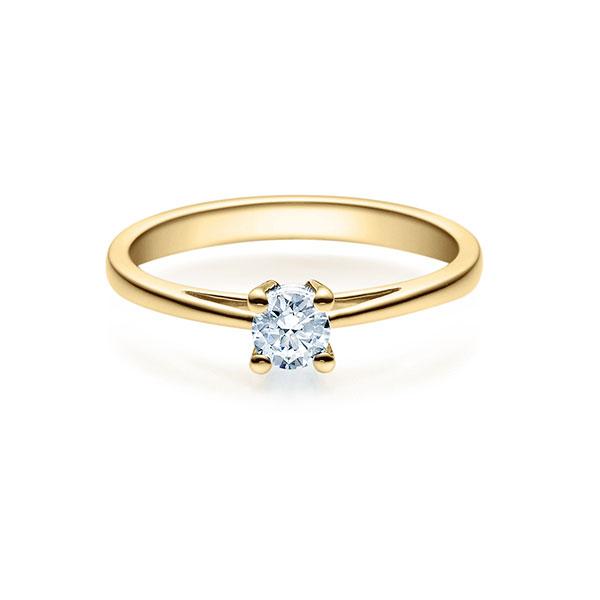 [RU-1501] Verlobungsring Weißgold 585