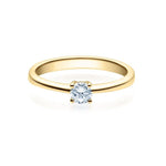 [RU-1503] Verlobungsring Weißgold 585