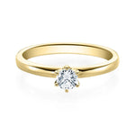 [RU-1585] Verlobungsring Weißgold 585