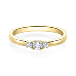 [RU-1586] Verlobungsring Weißgold 585