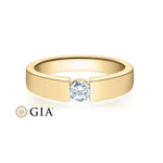 [RU-1499] Verlobungsring Weißgold 585