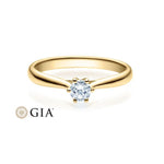 [RU-1504] Verlobungsring Weißgold 585