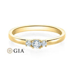 [RU-1586] Verlobungsring Weißgold 585