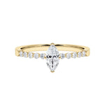 [RU-1788] Verlobungsring Weißgold 375