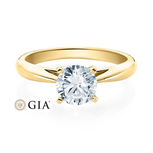 [RU-1570] Verlobungsring Weißgold 585