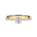 [RU-1795] Verlobungsring Weißgold 375