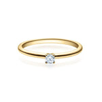 [RU-1494] Verlobungsring Weißgold 585