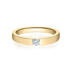 [RU-1499] Verlobungsring Weißgold 585