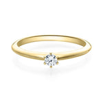 [RU-1568] Verlobungsring Weißgold 585