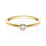 [RU-1571] Verlobungsring Weißgold 585