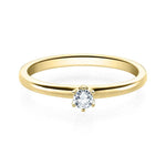 [RU-1585] Verlobungsring Weißgold 585