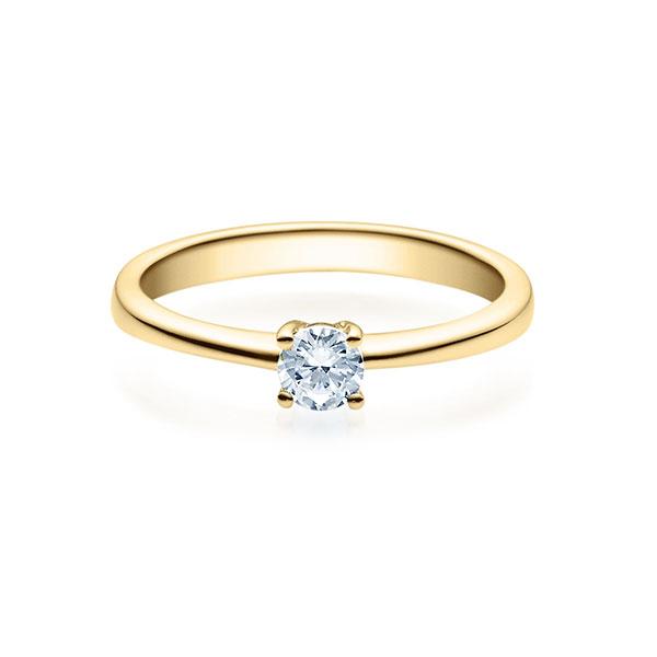 [RU-1503] Verlobungsring Weißgold 585