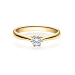 [RU-1504] Verlobungsring Weißgold 585