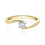 [RU-1584] Verlobungsring Weißgold 585