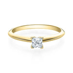 [RU-1569] Verlobungsring Weißgold 585