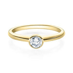 [RU-1571] Verlobungsring Weißgold 585