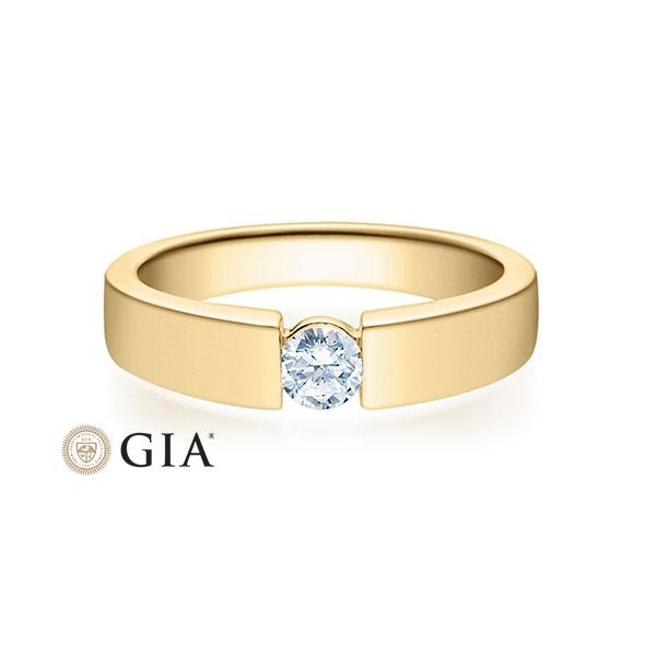 [RU-1499] Verlobungsring Weißgold 585