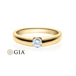 [RU-1506] Verlobungsring Weißgold 585