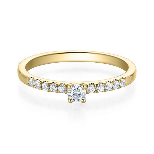 [RU-1594] Verlobungsring Weißgold 750