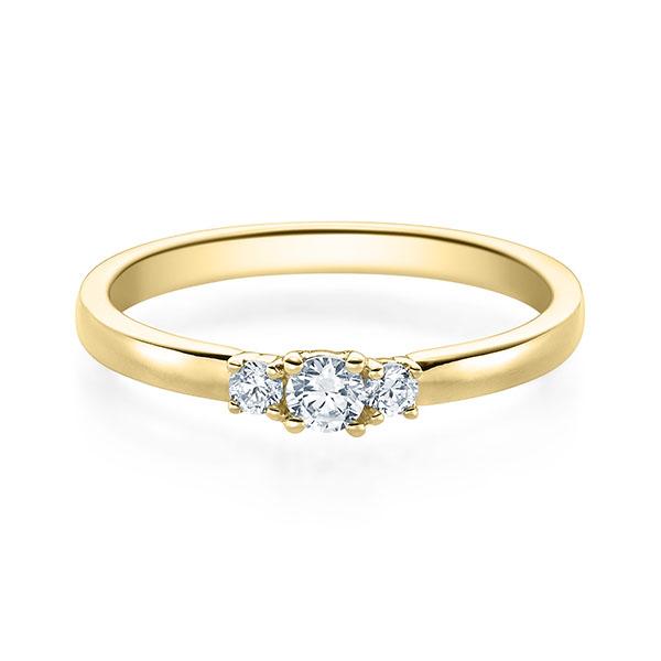 [RU-1586] Verlobungsring Weißgold 585