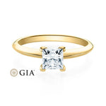 [RU-1569] Verlobungsring Weißgold 585