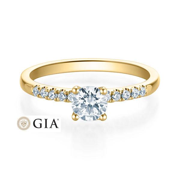 [RU-1594] Verlobungsring Weißgold 750