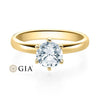 gelb / Gold 750 / 0.700 ct. / feines: 7 / 1