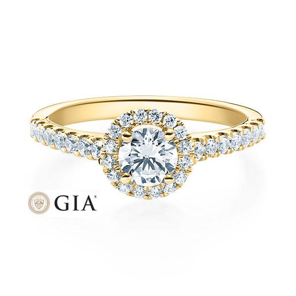 [RU-1588] Verlobungsring Weißgold 585