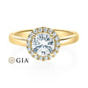 gelb / Gold 750 / 0.819 ct. / feines: 7 / 2