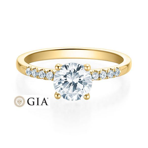 [RU-1594] Verlobungsring Weißgold 750