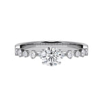 [RU-1795] Verlobungsring Weißgold 375