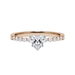 [RU-1788] Verlobungsring Weißgold 375