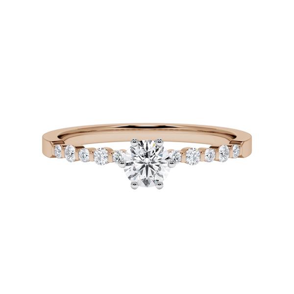 [RU-1793] Verlobungsring Weißgold 375