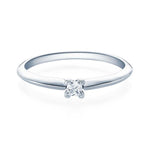 [RU-1569] Verlobungsring Weißgold 585