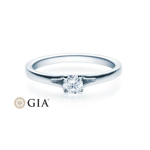 [RU-1492] Verlobungsring Weißgold 585