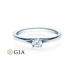 [RU-1492] Verlobungsring Weißgold 585