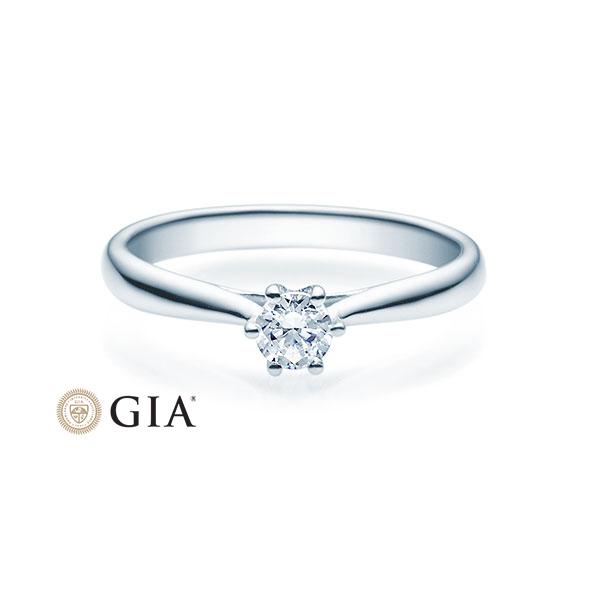 [RU-1504] Verlobungsring Weißgold 585