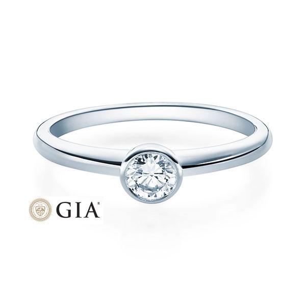 [RU-1571] Verlobungsring Weißgold 585