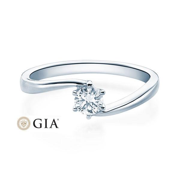 [RU-1584] Verlobungsring Weißgold 585