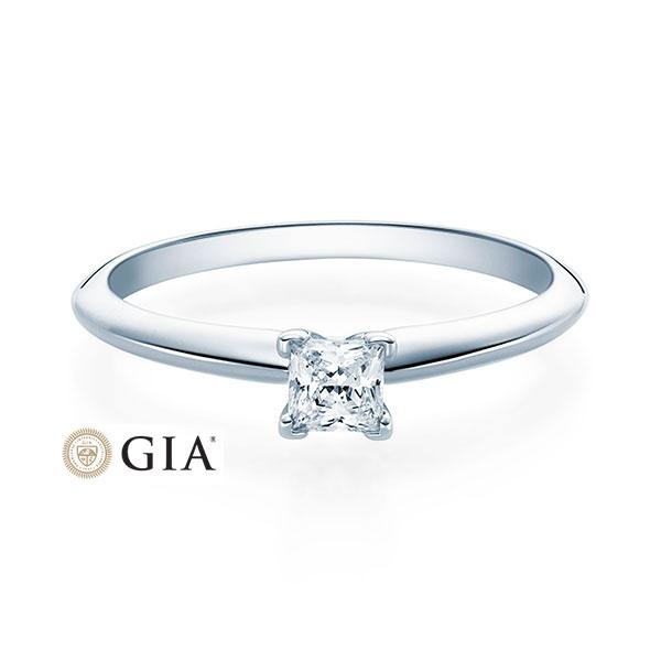 [RU-1569] Verlobungsring Weißgold 585