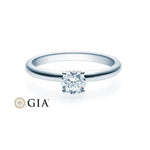 [RU-1494] Verlobungsring Weißgold 585