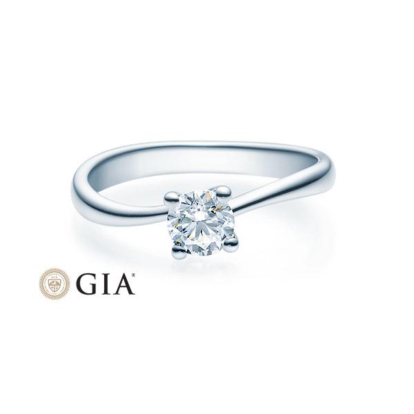 [RU-1500] Verlobungsring Weißgold 585