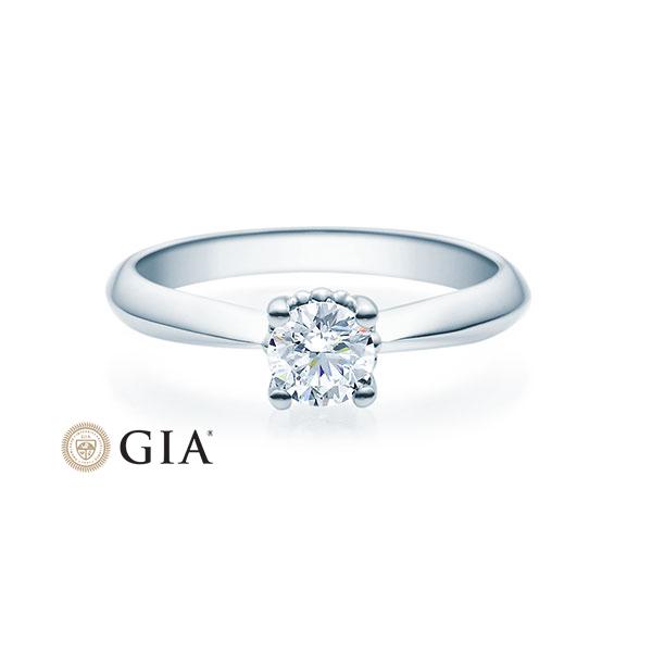 [RU-1502] Verlobungsring Weißgold 585