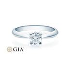 [RU-1502] Verlobungsring Weißgold 585