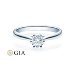 [RU-1504] Verlobungsring Weißgold 585