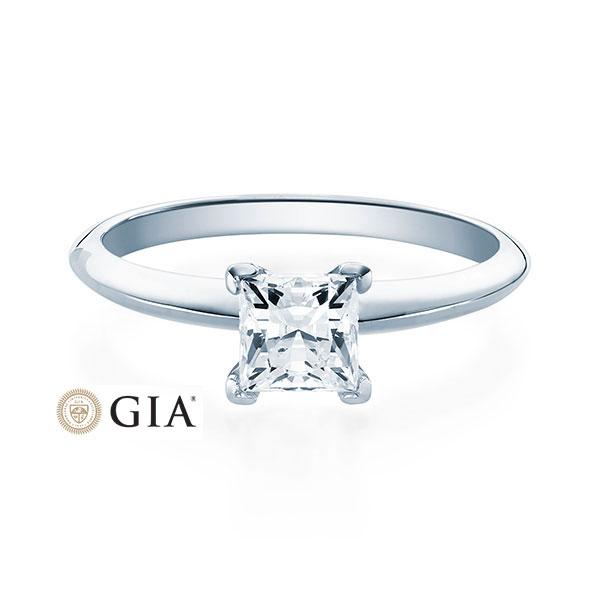 [RU-1569] Verlobungsring Weißgold 585